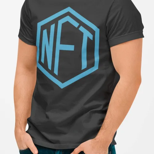 Vista 3 de Official NFT Logo T-Shirt - Non-Fungible Token