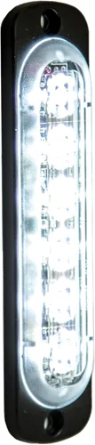 Vista 7 de Buyers Products 8891910 Luz estroboscópica LED, ámbar, 6 LED, 9 patrones de flash, luz montada vertical para camiones y remolques, luces