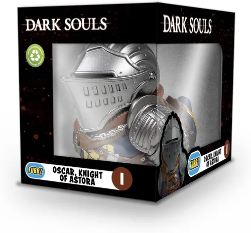 Vista 2 de TUBBZ Edición en caja Oscar Knight of Astora, Figura coleccionable de pato de goma de vinilo - Producto oficial de Dark Souls - TV, películas