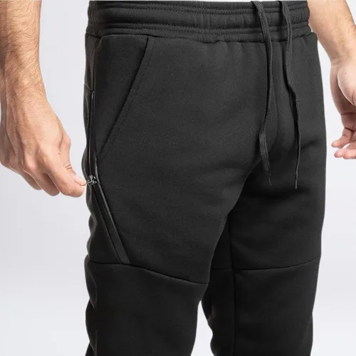 Vista 5 de Ultra Performance 3 Pack Fleece Active Tech Joggers for Men, Mens Sweatpants with Zipper Pockets