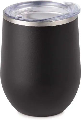Vista 57 de Vaso de vino Maars Bev sin soporte de con paredes dobles aislantes al vacío de acero inoxidable de 12 onzas, Fucsia