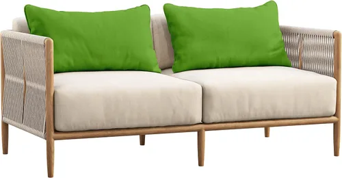 Vista 98 de Funda de almohada lumbar de tela de poliéster para interiores y exteriores, impermeable, rectangular, para todo tipo de clima, para muebles