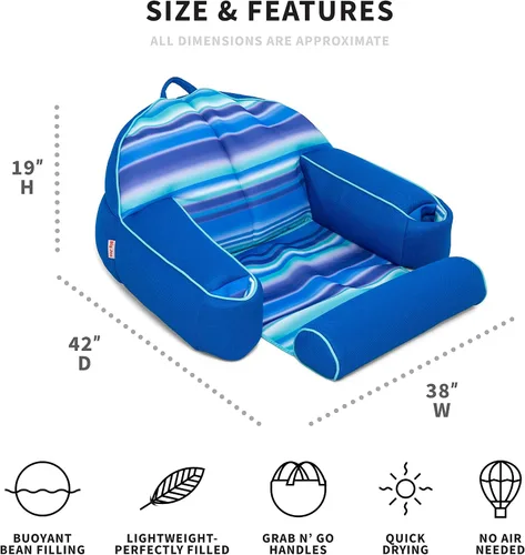 Vista 6 de Big Joe Flotador de piscina Lazy Lounger