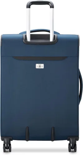Vista 12 de DELSEY Paris Sky Max 2.0 Softside - Equipaje expandible con ruedas giratorias, Azul, Sky Max 2.0 Softside - Equipaje expandible con ruedas giratorias