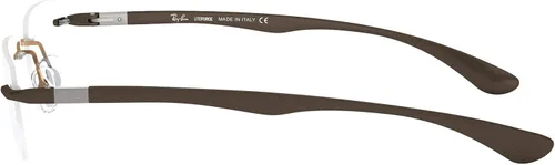 Vista 4 de Ray-Ban Rx8724 Titanium Rectangular Prescription Eyeglass Frames