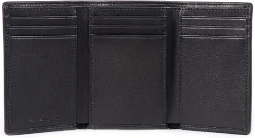 Vista 3 de Leatherology Trifold con cartera para tarjetas Negro Onyx