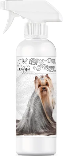 Vista 9 de The Blissful Dog Shine-On + Sheen Coat - Spray para perro, acondicionador fácil de usar, acondicionador sin enjuague sensible a la piel, espray