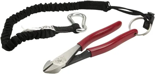 Vista 6 de Klein Tools Alicates D228-8TT, fabricados en EE. UU., Alicates de corte diagonal con diseño de alto apalancamiento y anillo de sujeción, 8 pulgadas