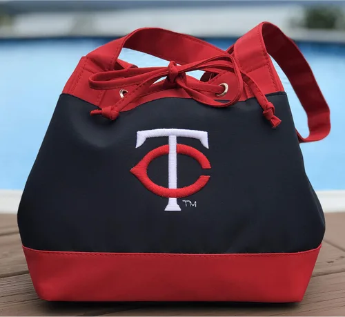 Vista 5 de Bolsa de almuerzo MLB con logotipo bordado