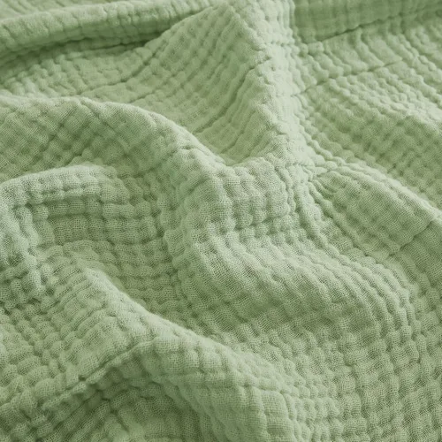 Vista 8 de EMME Mantas de muselina para bebé, 100% algodón, arrullo de gasa de 4 capas de 40 x 50 pulgadas, ligeras, suaves, transpirables, para niños
