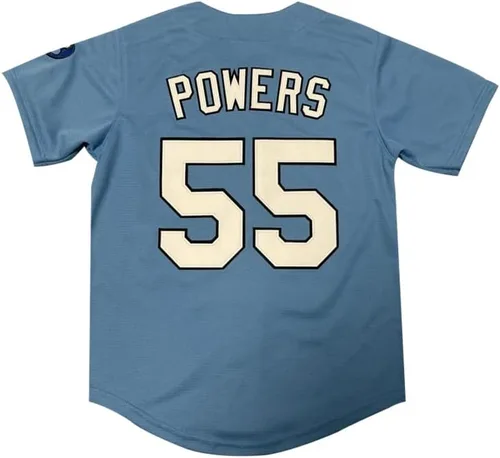 Vista 3 de Madjus Camiseta de béisbol de la película de hip hop de Kenny Powers #55 para jóvenes