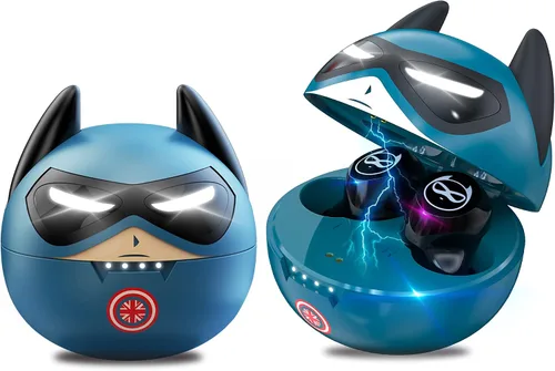 Vista 13 de Auriculares inalámbricos Bluetooth, nuevos auriculares inalámbricos para niños 2024 con reducción de ruido Bluetooth 5.1, impermeables, auriculares
