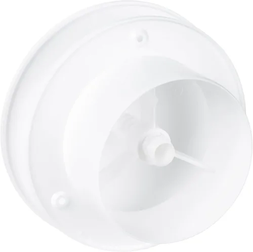 Vista 7 de Repa Market - Difusor redondo de plástico blanco de 4 pulgadas, entrada de aire de conducto HVAC, cubierta de ventilación circular de escape