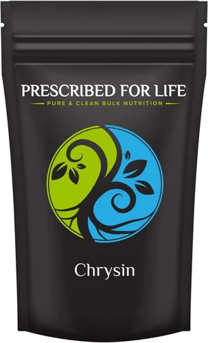Vista 8 de Prescribed For Life Polvo de crisina, 98% polvo de alta pureza, suplementos flavonoides naturales, vegano, sin gluten, sin OMG (2 oz/56 g)
