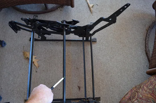 Vista 2 de Conjunto completo de tubo de transmisión para mecanismo reclinable de 22.5 pulgadas de longitud de 1/2 pulgada de diámetro