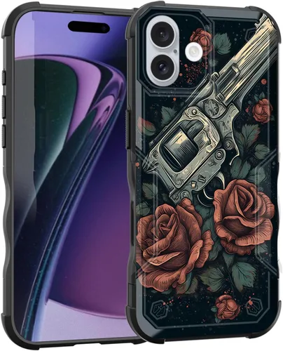 Vista 126 de Funda para iPhone Air, [doble capa] [protección contra caídas de grado militar de 10 pies] Funda resistente a prueba de golpes para iPhone Air