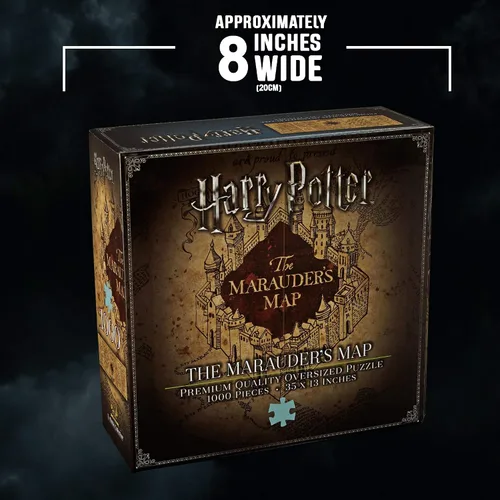 Vista 3 de The Noble Collection Rompecabezas del mapa del merodeador de Harry Potter