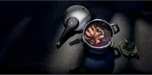 Vista 17 de WMF Perfect Premium - Olla a presión (6,5 L, 8.7 in), acero inoxidable, transparente, 8.7 in