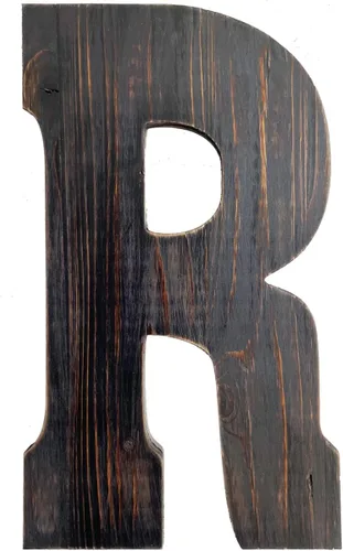 Vista 32 de Arte de pared con letras grandes para sala de estar, baño, dormitorio y decoración del hogar, letras rústicas de casa de campo para apellidos