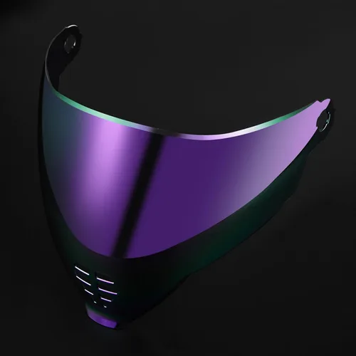 Vista 6 de Casco de motocicleta ICON Airflite con protección UV, lente de visera, protector solar, accesorios (Airflite Clear Revo Rojo Oro)