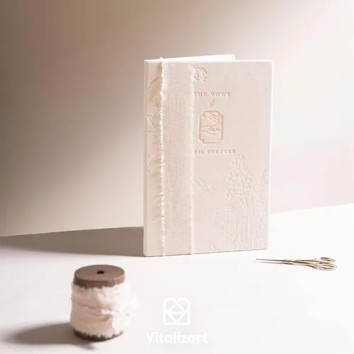 Vista 4 de Vitalizart - Cinta de algodón beige nude de 1-1/2 pulgadas, cinta de lino con flecos deshilachados rústicos para envolver regalos, invitaciones