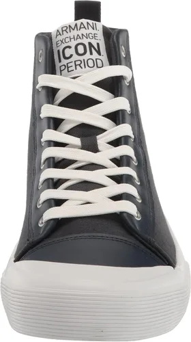 Vista 2 de AX ARMANI EXCHANGE Men's Updated Icon Logo High-top Sneaker