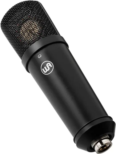 Vista 2 de Warm Audio WA-87jr SE Micrófono de condensador cardioide de diafragma grande, sonido de grado de estudio para voces, instrumentos, podcasts, negro