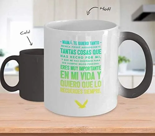 Vista 2 de Taza De Café Regalo Para Mama Taza Café Mama Vaso Feliz Dia de la Madre, taza de café divertidas, tazas personalizadas, taza de café inspiradoras