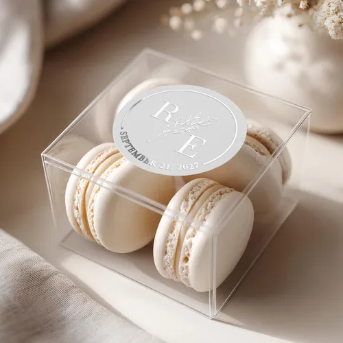 Vista 9 de Pegatinas de invitación de boda personalizadas pegatinas de boda claras Calcomanías de invitación de boda para regalos, tazas, bolsos, golosinas