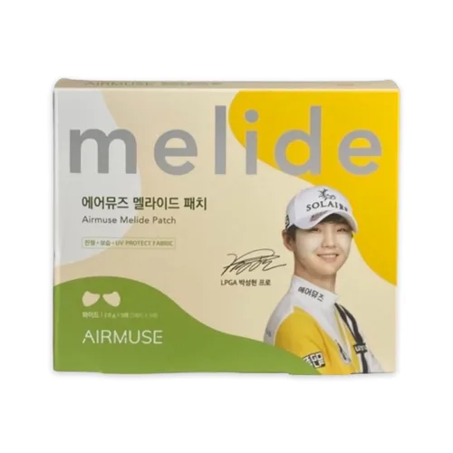 Vista 3 de Melide Golf Face Eye Protección solar UV Parche de hidrogel refrescante, calmante e hidratante, parche solar para cara de golf, hecho en Corea