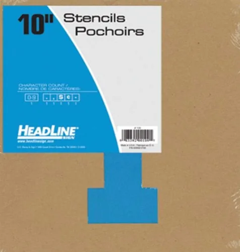 Vista 4 de Headline Kit de plantillas de 1 pulgada, tapas/números
