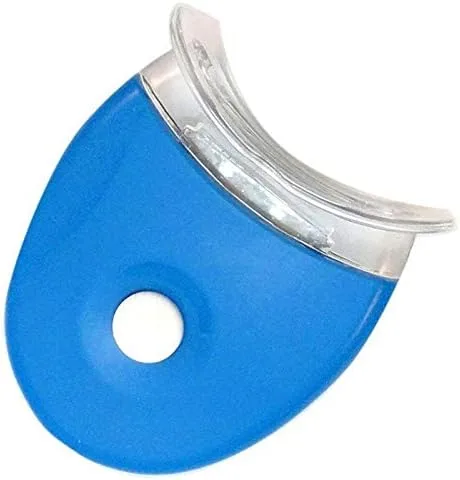 Vista 3 de Electrodomésticos Mini Dientes de mano Blanqueamiento LED Acelerador Luz con Batería Azul (Azul)