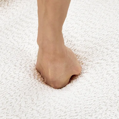 Vista 9 de Silla giratoria de 360°, sofá de 38.2 pulgadas, sofá tapizado de tela Boucle con barril giratorio con una almohada para sala de estar, dormitorio