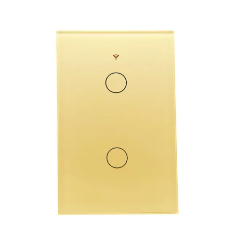 Vista 14 de Tuya WiFi Smart Wall Light Switch Pantalla de cristal Panel de sensor táctil Control eléctrico inalámbrico por control de voz Negro 1 banda