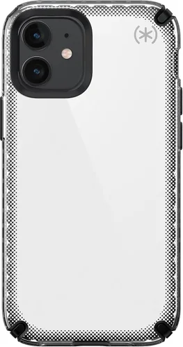 Vista 6 de Speck Productos Presidio2 Armor Cloud oPhone 12 Mini Case, transparente/Negro/Blanco caliente/Negro/Negro