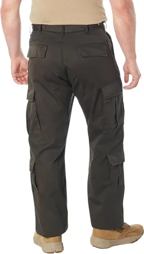 Vista 8 de Rothco - Pantalones vintage estilo paracaidista, relajados, estilo cargo con diseño de camuflaje vintage