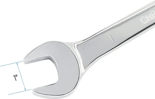Vista 4 de Llave combinada de trinquete de 1 pulgada SAE 72 dientes, caja de trinquete de 12 puntos, llave inglesa de extremo abierto y herramientas