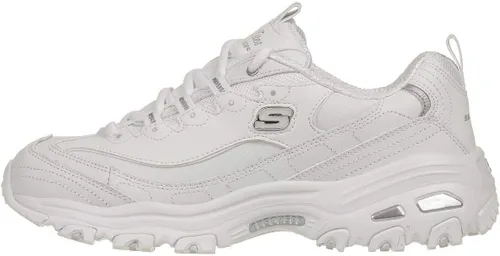 Vista 6 de Skechers D'lites Fresh Start - Tenis de espuma viscoelástica con cordones para mujer