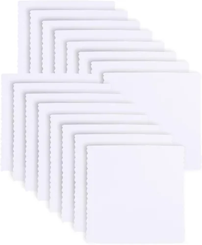 Vista 22 de Paquete de 16 toallitas para bebé - 10x10 pulgadas, vellón de coral - Paños de lavado extra absorbentes y suaves para recién nacidos, bebés y niños