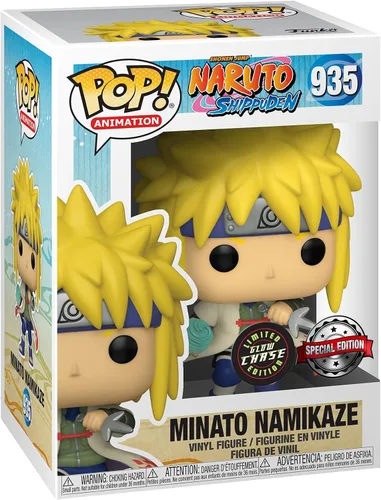 Vista 5 de Funko Naruto Pop! Animación Minato Namikaze Figura de vinilo exclusiva #935 [De pie]