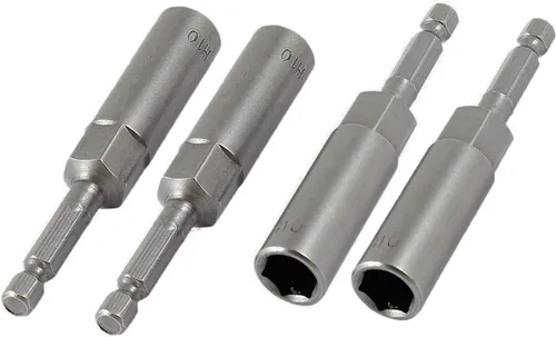 Vista 9 de 15 unids Hex Magnetic Power 0.315 in 5/16 Adaptador de zócalo Broca Tuerca Driver Set 1/4 pulgadas Hex para Herramientas Eléctricas