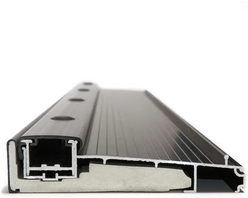 Vista 7 de Umbral ajustable de aluminio de alta calidad con riel para puertas de pantalla simple y doble y puertas correderas, resistente para uso residencial