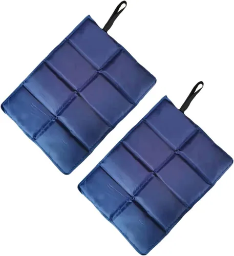 Vista 5 de Kisangel 4 alfombrillas plegables para asiento de pícnic, para exteriores, ligeras y lavables, para acampar, parques, playas y viajes familiares