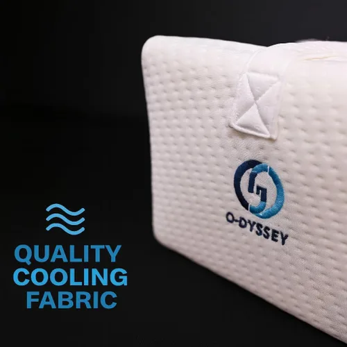 Vista 6 de O-DYSSEY Almohada ortopédica de rodilla para personas que duermen de lado, almohada de espuma viscoelástica para aliviar el dolor de cadera, ciática
