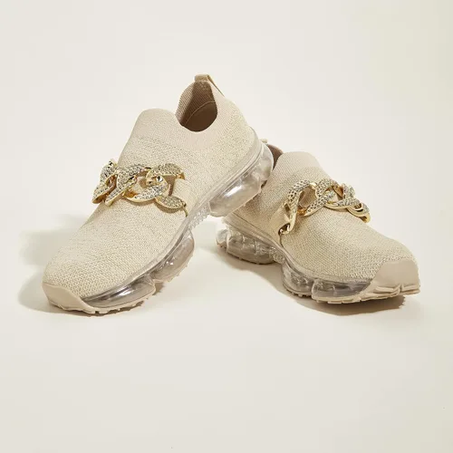 Vista 3 de LUCKY STEP - Tenis con cámara de aire de moda para mujer, transpirables, informales, cómodos y ligeros, para caminar