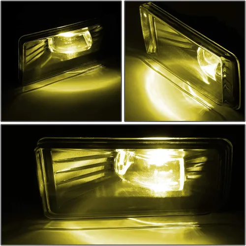 Vista 2 de DNA MOTORING FL-ZTL-263-AM Luz antiniebla LED con bisel e interruptor [compatible con Escalade 07-08 / Avalanche 07-13 / 07-15 Silverado]