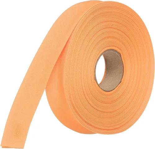 Vista 45 de MECCANIXITY Cinta al bies de doble pliegue de 1 pulgada, cinta al bies de poliéster continua a granel para coser, costura, acolchado, dobladillo