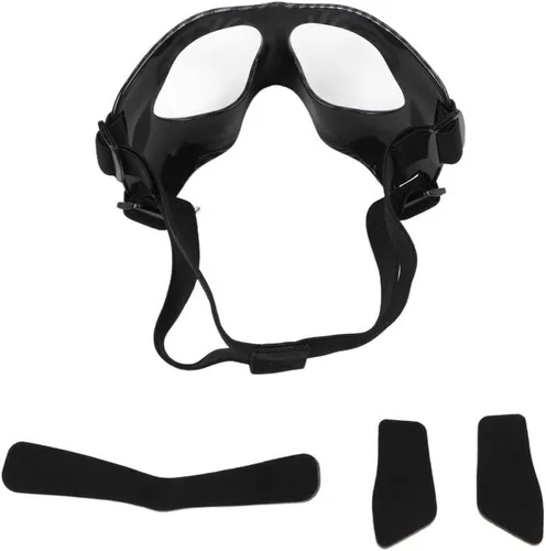Vista 4 de Lightweight Carbon Fiber Nose Guard for Athletes (Black Band)