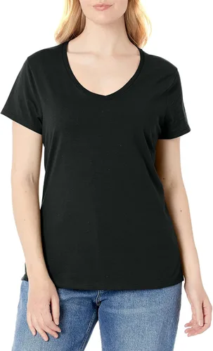 Vista 5 de Hanes Women's Nano Premium Cotton V-Neck T-Shirt Pack