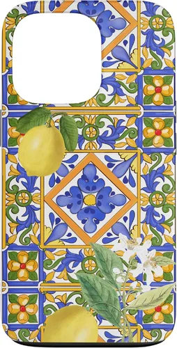Vista 10 de Sicilian,Italian,Summer,Tiles,Citrus,Mosaic,Majolica Art Case for iPhone 17